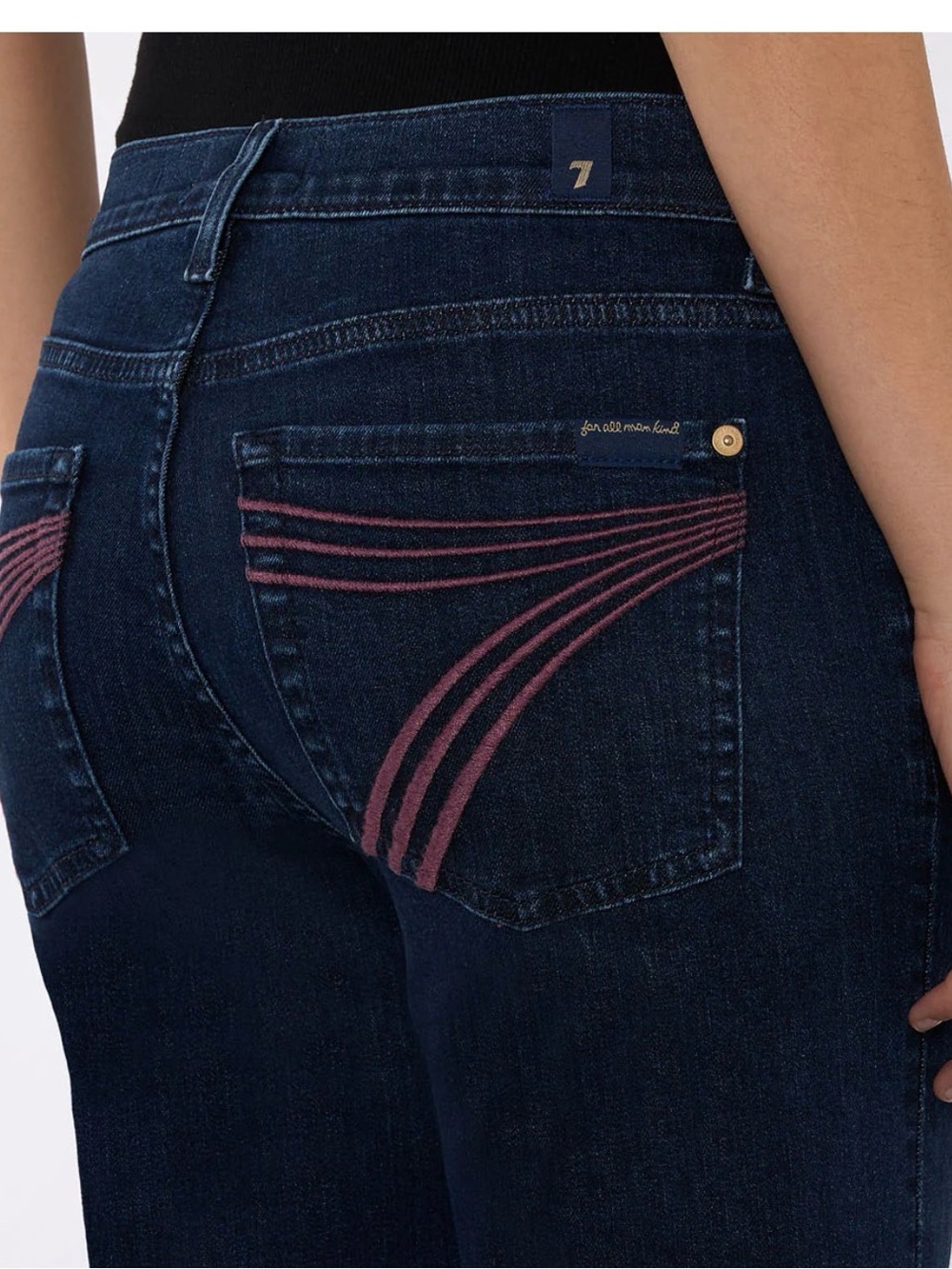7 For All Mankind Dojo Classical Flare Leg Jeans Size 28 - Picture 2 of 11